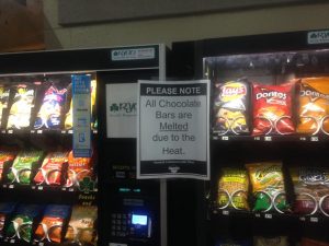 Melted Vending Machine